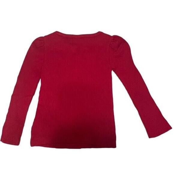 Baby GAP Thermal Top Girls Size 3 New with Tags Shirred Sleeve - Picture 2 of 6